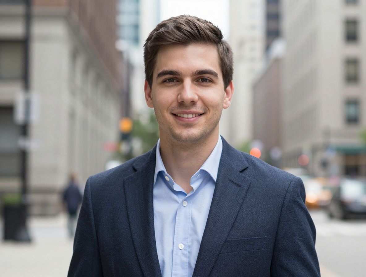 Портрет молодого мужчины Дэниела Харриса, специалиста по данным из Чикаго